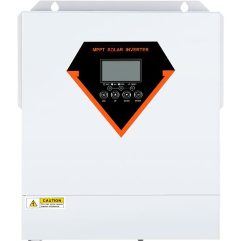 Mophorn   Onduleur solaire hybride  3500 W à onde sinusoïdale pure Chargeur hors réseau 230 V AC tout-en-un avec contrôleur MPPT 60 A Utilitaire solaire hybride