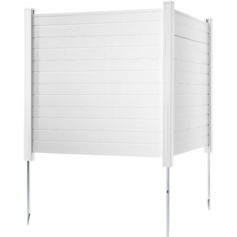 Mophorn Outdoor Privacy Screens, 50"x50" 2-Panel, PVC Fence for Pool, AC Units (2-Panel)