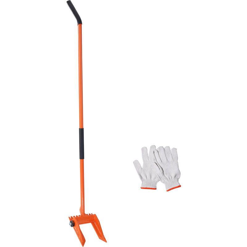 Outil de démontage de palettes, manche de 60 po, capacité de 2000 lb, acier au carbone Q235, outil de levier robuste pour le retrait sans effort des