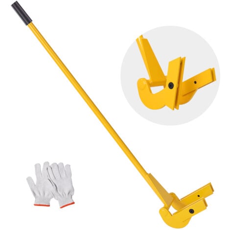 Mophorn Pallet Buster, 41-Inch Handle, 2000 lbs Weight Capacity, Q235 Carbon Steel, Heavy Duty Deck Wrecker Demolition Wood Pallet Tool Breaker Pry Bar Puller for Efficient and Effortless Board Remova