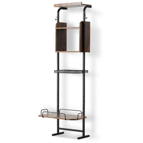 Mophorn Pet Feeding Station with Storage Dog Food & Toy Organizer Raised Dog Bowls, Elevated Dog Bowls for All Sizes