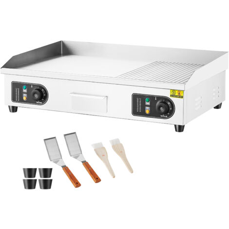 Piastra Elettrica 2000W 14 Pollici - Griglia In Acciaio Inox Per Uso Commerciale O Domestico - Foto 9