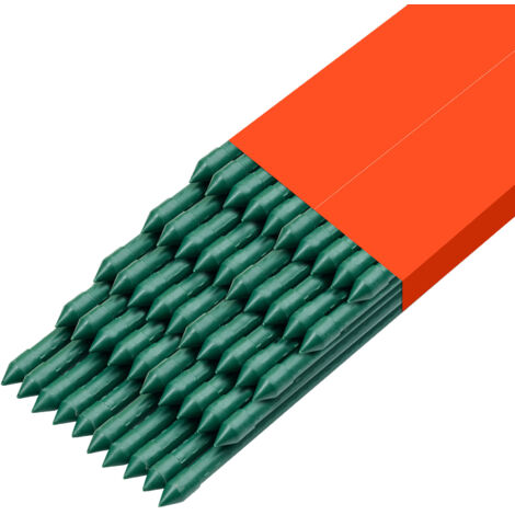 Mophorn Picchetti da Giardino 1170 mm Confezione da 50, Supporti per Piante con Punta Affilata e Superficie Antiscivolo per la Crescita di Piante Rampicanti e Ortaggi
