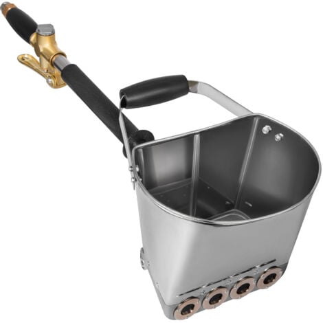 Mophorn Pistolet a 4 jets pour mortier de ciment Pulverisateur de stuc Pulverisateur pour platre Pistolet a tremie pour beton