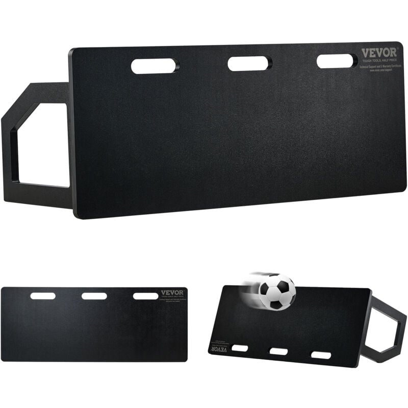 Vevor Planche de Rebond de Football, Mur de Football Portable 100x40cm avec Rebond a 2 Angles, en hdpe, Equipement deEntrainement de Football pour