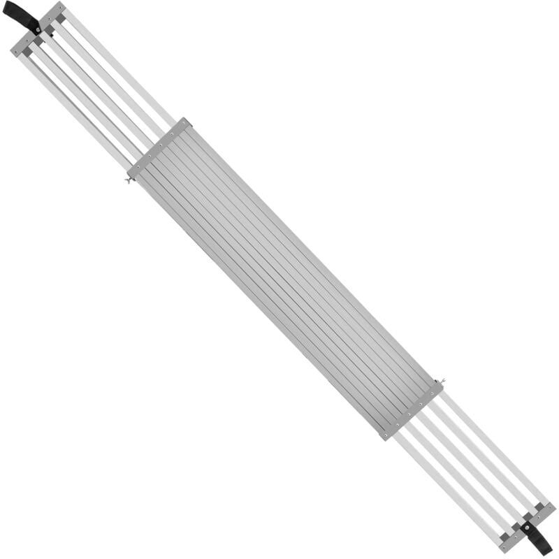 Mophorn - Planche de travail télescopique en aluminium, 6 à 9 pieds, capacité de 500 lb, planche d'échafaudage de 12,5 po de large, accessoire