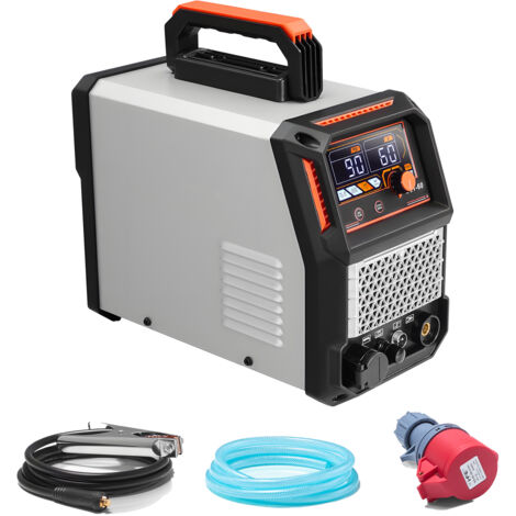 Mophorn Plasmaschneider, 60 A Pilotlichtbogen-Plasmaschneidgerät, IGBT-Wechselrichter mit Digitalanzeige – ausgestattet mit 2T/4T-Funktion und anpassbarer PA/PT-Zeit für industrielle (400 V, 3-Phasen)