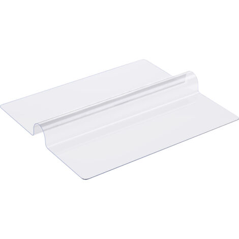 Mophorn Plastic Table Cover, 54 x 54 Inch 2.0 mm Thick Clear Table Protector, Square PVC Desk Mat, Waterproof & Easy Cleaning Desk Pad Tablecloth, for Office Dresser Dining Room Table Night Stand