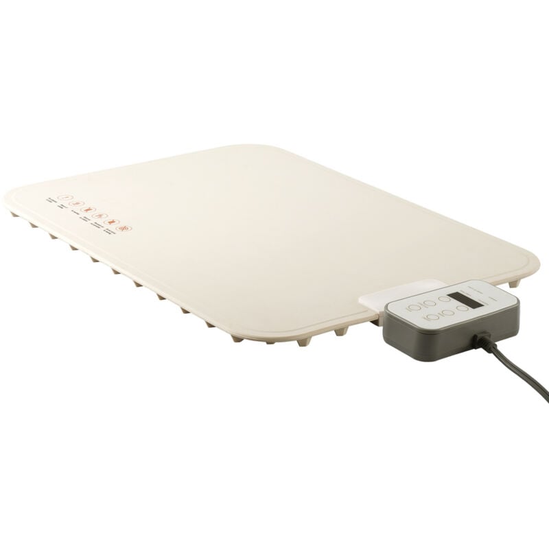 Plateau chauffant électrique, tapis chauffant pour buffet, chauffe-aliments en silicone enroulable et portable avec 4réglages de température