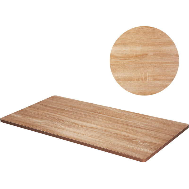 Plateau de table, 78,7' x 31,5' x 1', capacité de 220,5 lb, universel, panneau de particules monobloc, maison et bureau, 110 v, rectangulaire