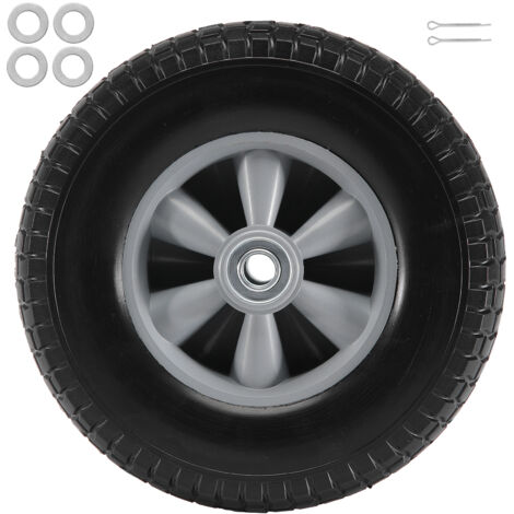 Mophorn, Pneumatico antiforatura in PU solido 10, 2 pcs, carico dinamico 180 lb, carico statico 220 libbre, pneumatici tubeless antiforatura per carrelli a mano,carrelli multiuso,rimorchi da giardino