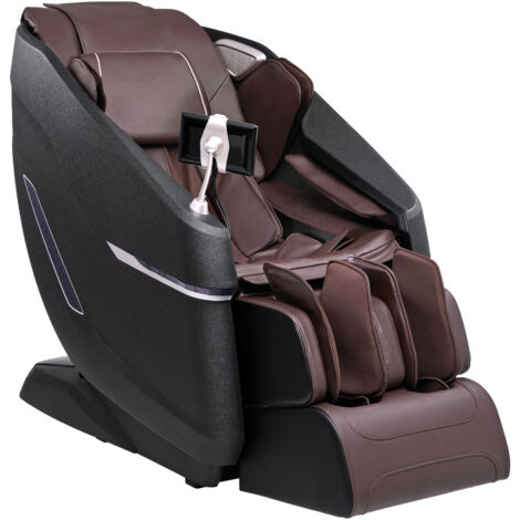 Mophorn Poltrona Massaggiante con Binario SL flessibile, Poltrona Reclinabile 3D Zero Gravita Shiatsu, Varie Modalita Automatiche, Riscaldamento, Altoparlante Bluetooth, Airbag, Rullo Poggiapiedi