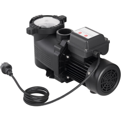 Mophorn Pompa per Piscina Fuori Terra 550W 14000 L/h, Sistema di Filtrazione con Cestello Integrato, Velocità Singola 3450 giri/min, Prevalenza Massima 12 m