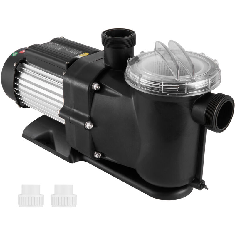 Pompe de piscine hors sol, 1,5 cv, 100 gpm, débit max. Pompe de piscine à vitesse unique, 220 v, 2 850 tr/min, hauteur de refoulement max. de 15 m,