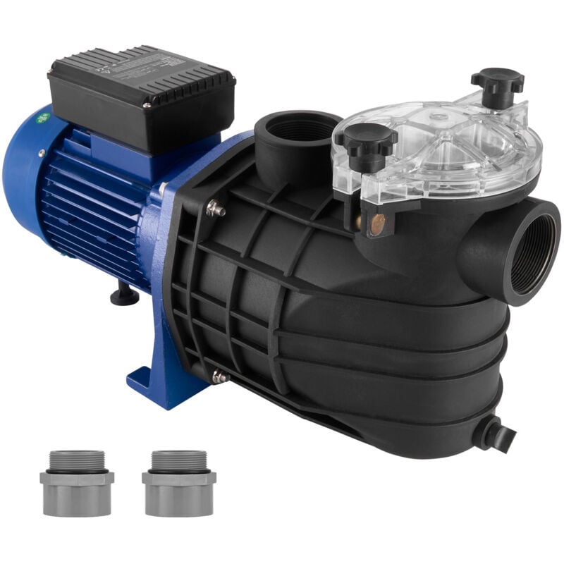 Pompe de piscine hors sol, 2,5 cv, 120 gpm, débit max. Pompe de piscine à vitesse unique, 220 v, 2 850 tr/min, hauteur de refoulement max. de 16 m,