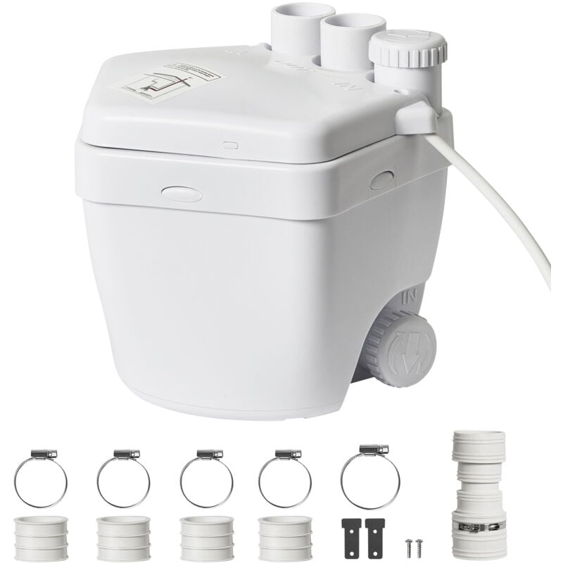 Mophorn - Pompe d'évier utilitaire, 250 w, 230 v. Débit de 6 600 lph, hauteur de refoulement de 18 pi. Moteur à fil de cuivre. Robuste pour évier