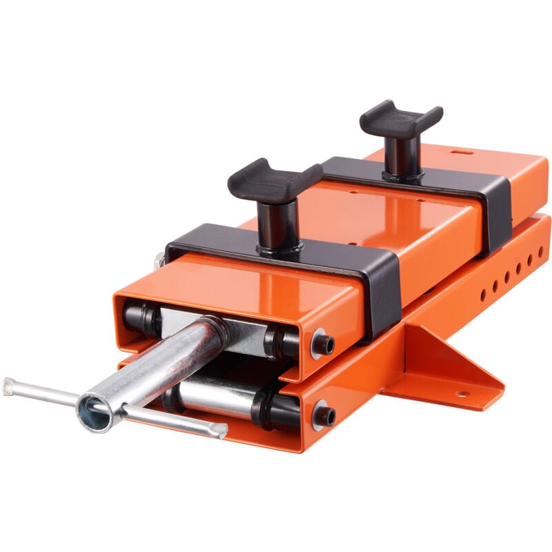 Pont élévateur pour moto, cric à ciseaux central de 500 kg avec selle et goupille de sécurité, support de levage en acier pour motos de rue, de