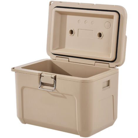 Mophorn Portable 16.5 QT Cooler with Ice Retention, Durable Handles, Cup Holder, and Lightweight Insulated Design for Picnics and Short Trips