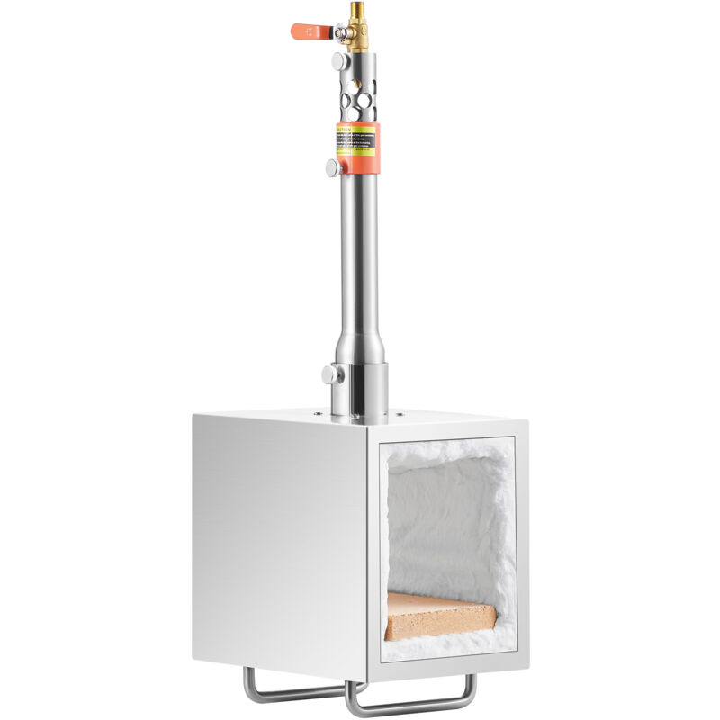 Mophorn - Portable Propane Forge - 1 Burner, 2600℉, Square, Stainless Steel, Ideal for Metal Forging and Blacksmithing