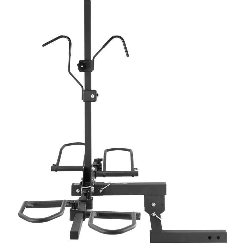 Porte-vélos d'attelage, plate-forme pour 2 vélos, capacité de 160 lb, convient pour récepteur de 2 pouces, support inclinable et pliable, pour vélos