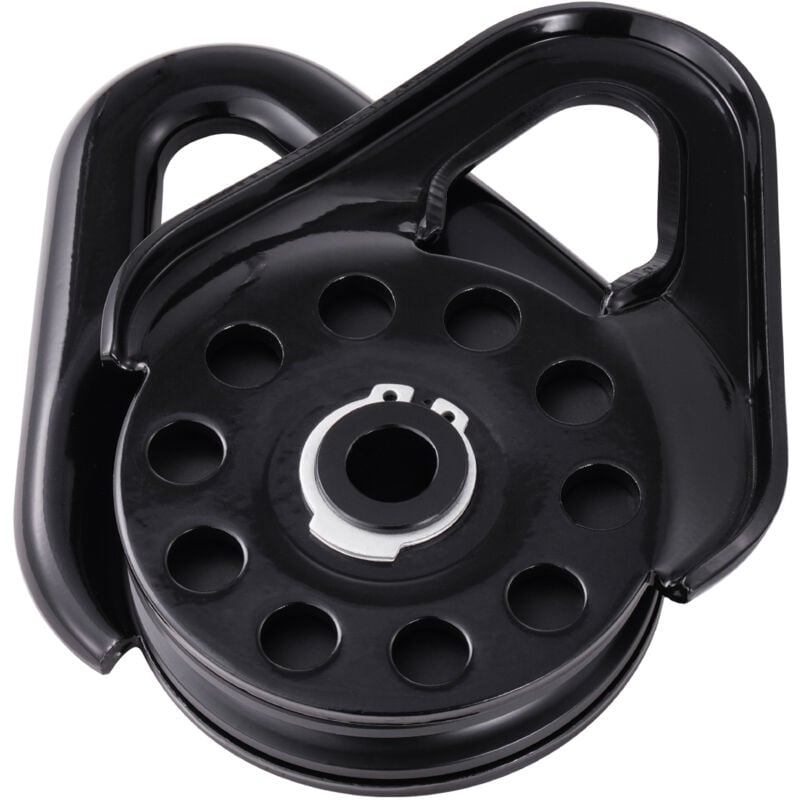 Mophorn Poulie de treuil de 14,5 T, résistance à la rupture de 32 000 lb, avec corde de 3/8 po, pour le remorquage et la récupération