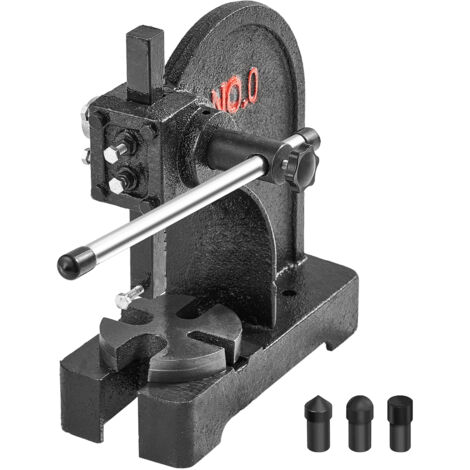 Mophorn  Presse à armer , 0,5 tonne manuelle. Hauteur maximale 4,6« ». Fonte. Bureau. Pour l'estampage, le pliage. Matériau : Fonte