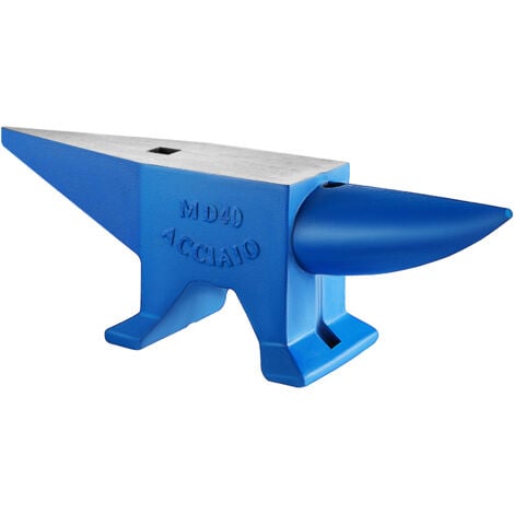 Mophorn Pro Horn Anvil 88.2LBS 40KG Steel, 600mm Length, Portable Rugged Cast Iron Blacksmith Anvil, Stable Workbench Forge Anvil Tool for Blacksmithing, Black