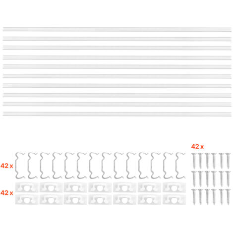 Mophorn Profilé en aluminium en V 2 m - Lot de 10 canaux LED pour rubans lumineux, meuble de cuisine, avec diffuseur blanc laiteux en PC, embouts et clips de fixation, aluminium anodisé argenté