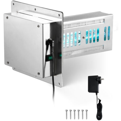 Mophorn Purificateur d'air HVAC pour toute la maison, 18 W 9 pouces, éclairage de conduit avec 2 ampoules et technologie PCO
