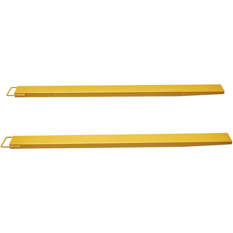 Rallonges de fourches à palettes, longueur 84' x largeur 4,5', rallonges de chariot élévateur en acier au carbone robuste, 1 paire d'accessoires