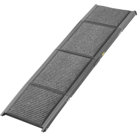 Mophorn Rampa plegable para perros para vehículos, 180 x 43,2 cm, diseñada para perros medianos y grandes de hasta 113 kg, con superficie antideslizante de fieltro, portátil y adecuada para exteriores