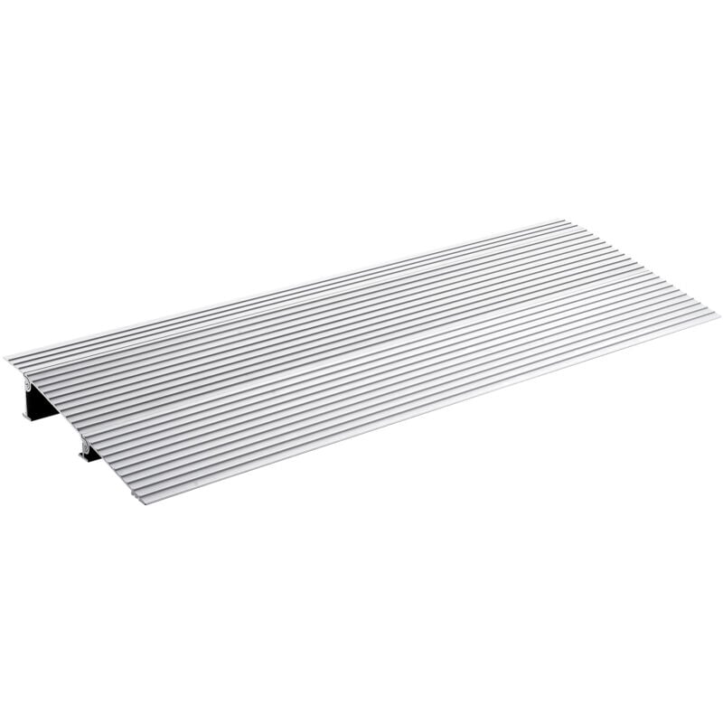 VEVOR Rampe de Seuil Hauteur 5,1 cm Rampe de Portes pour Fauteuil Roulant Capacite de Charge 362,8 kg en Aluminium Rampe Modulaire Reglable pour