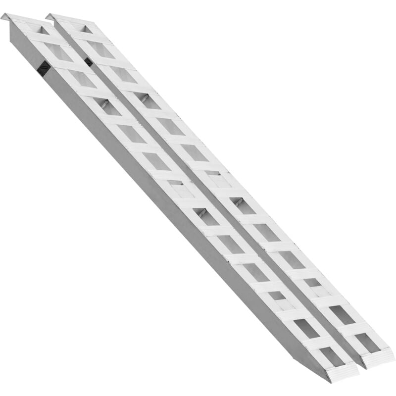 Rampes de chargement en aluminium 72' x 15', capacité de 6000 lb pour moto, vtt, utv, remorque, tondeuse à gazon, lot de 2 - Mophorn