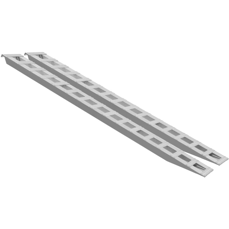 Rampes en aluminium 108'x 15', capacité de 10 000 lb, 2 pièces, pour divers véhicules et équipements - Mophorn