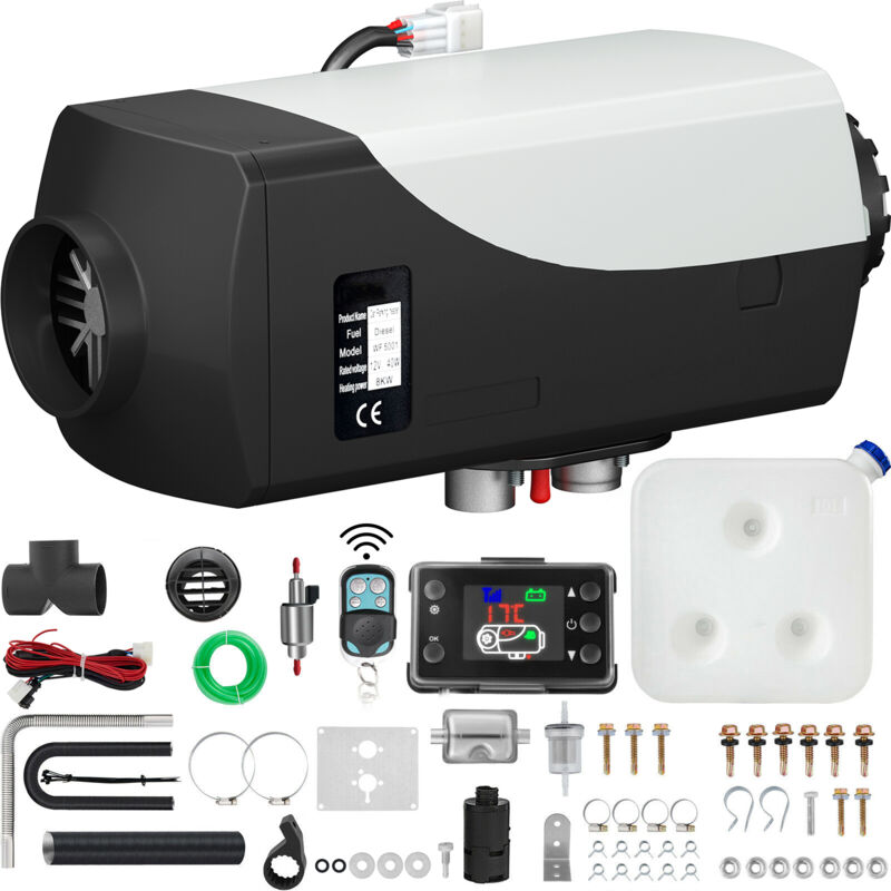 Mophorn - Réchauffeur d'air diesel 12 v 8 kW avec interrupteur lcd et télécommande, chauffage de stationnement diesel pour divers véhicules diesel –