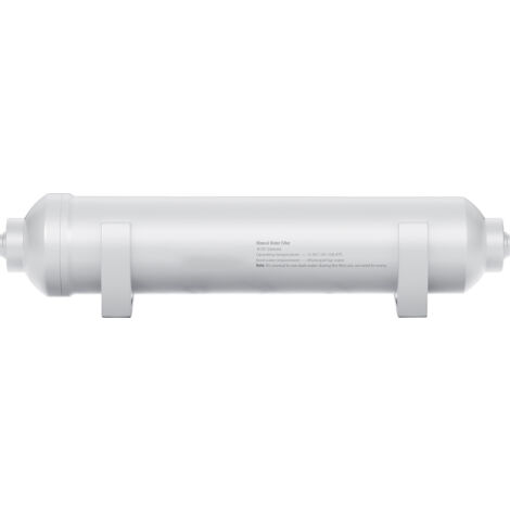 Mophorn Reemplazo de filtro de agua remineralizador de 1100 galones. Un filtro de minerales de conexión rápida de 1/4" para restaurar los minerales esenciales