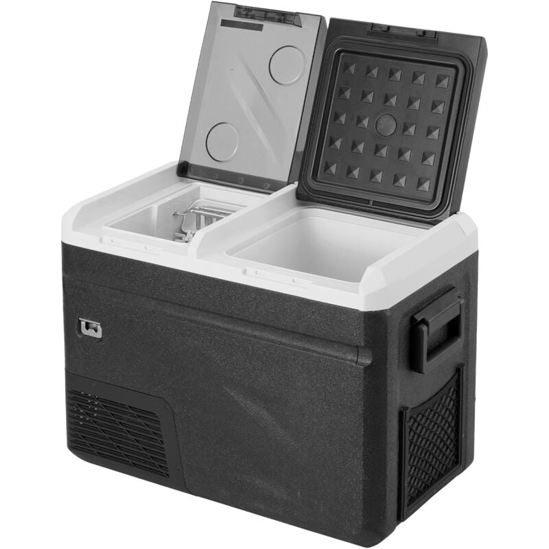 Mophorn Réfrigérateur de voiture portable, avec fonction de fabrication de glace, 12 volts, congélateur à double zone de 36 L, température réglable