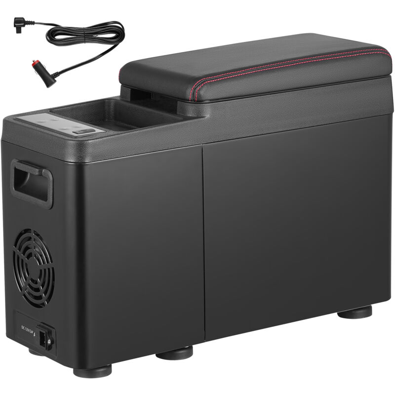 Mophorn Réfrigérateur de voiture, réfrigérateur d'accoudoir de voiture 12 volts, congélateur portable à zone unique de 8 L, réglable de -4 ℉ à 68 ℉,