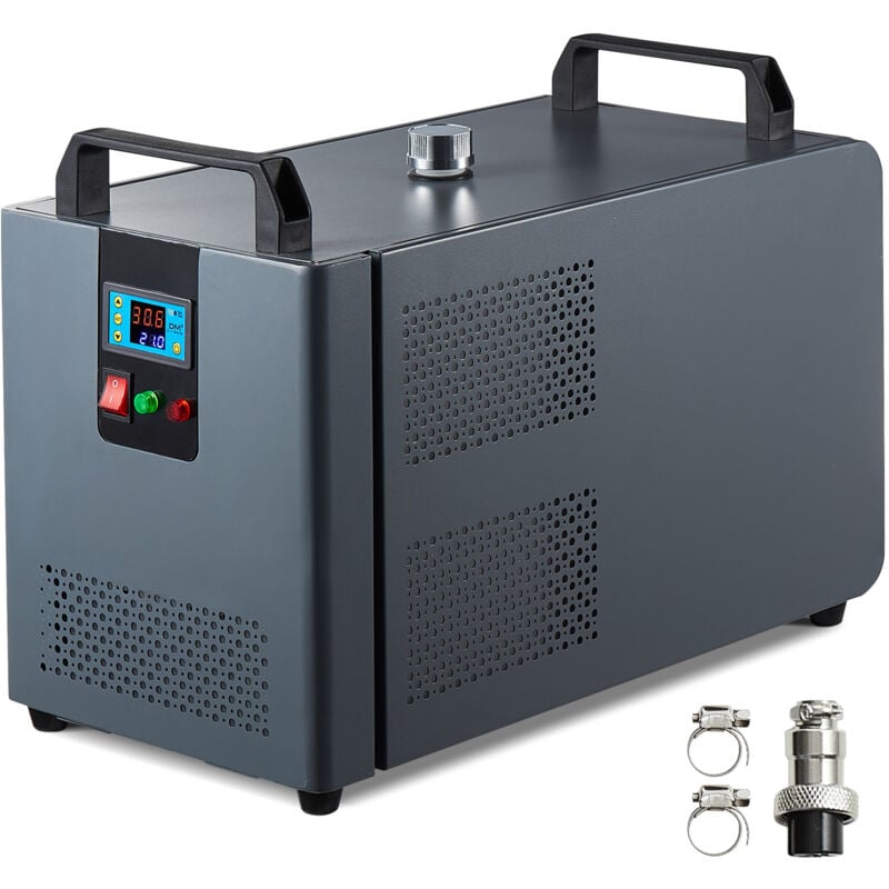 Refroidisseur d'eau industriel KH-6000, 200W, Réservoir de 12L, Débit de 7,8L/min, Refroidisseur à compresseur pour machine de gravure au laser CO2