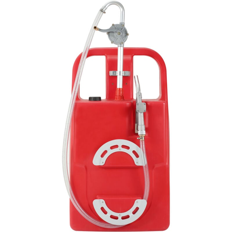 Mophorn - Réservoir de carburant, 32 gallons, réservoir de stockage de carburant portable sur roues, avec pompe de transfert manuelle, réservoir de
