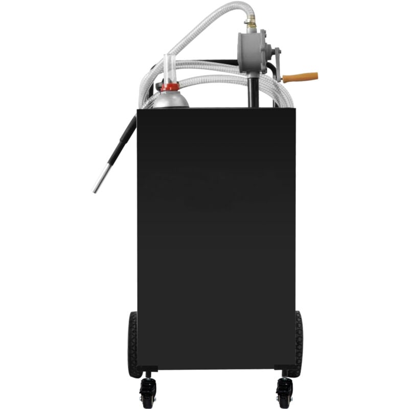 Mophorn - Réservoir de carburant de 30 gallons, réservoir de stockage d'essence avec 4 roues et pompe manuelle, conteneur de diesel et d'essence pour
