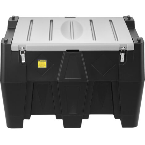 Mophorn Réservoir portable pour diesel 484,5 L avec pompe électrique 12 V, débit de 38 L/min, tuyau en caoutchouc de 4 m, conçu pour le transport et le transfert de carburant, couleur noire