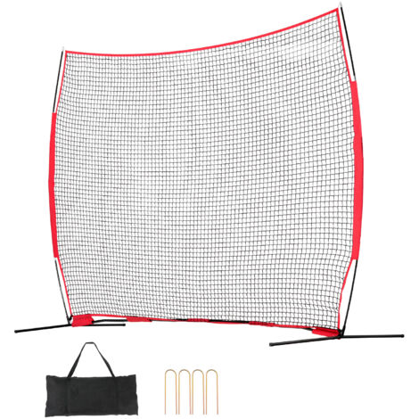 Mophorn Rete Barriera per Barricate, Rete Barriera per Sport con Palla, Attrezzatura da Allenamento Portatile con Borsa per Trasporto, per Allenamento da Baseball Softball Lacrosse Calcio, per Cortile