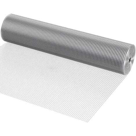 Mophorn Rete metallica , 48 pollici x 100 piedi, calibro 19, maglia da 1/2", rotolo di rete metallica zincata a caldo per recinzioni in rete metallica per polli, gabbie per conigli