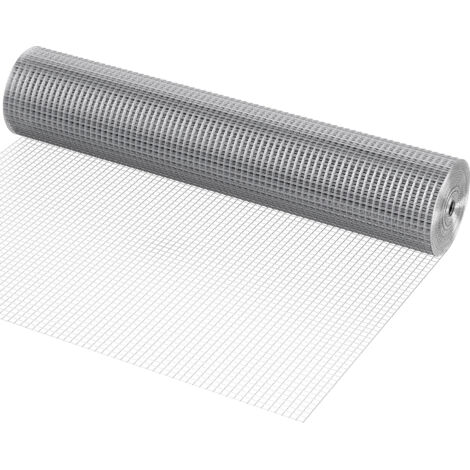 Mophorn Rete metallica resistente, maglia da 1/2", rotolo da 36" x 50', maglia metallica zincata a caldo calibro 19, ideale per recinzioni in rete metallica per polli, gabbie