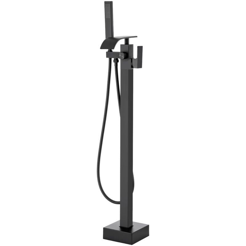 Mophorn - vevor Robinet de Baignoire sur Pied 103,8 cm, Mitigeur de Douche Montage au Sol, Remplissage de Baignoire sur Pied, 2 Modes deEau, Bec