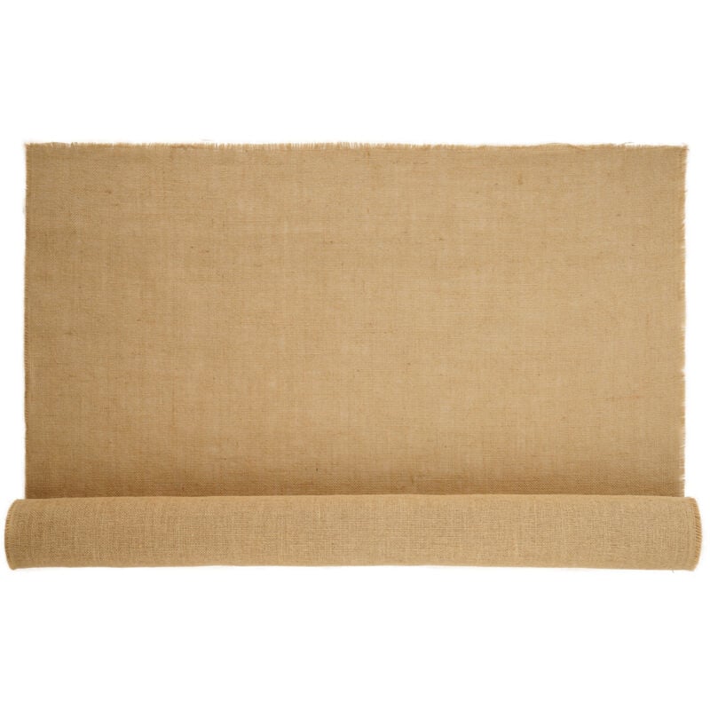 Rouleau de Toile de Jute 40 po x 30 pi, 50 x 50 Haute Densité, Naturelle, pour Enveloppe d'Arbre, Décorations, Artisanat, Mariages, Jardinage,