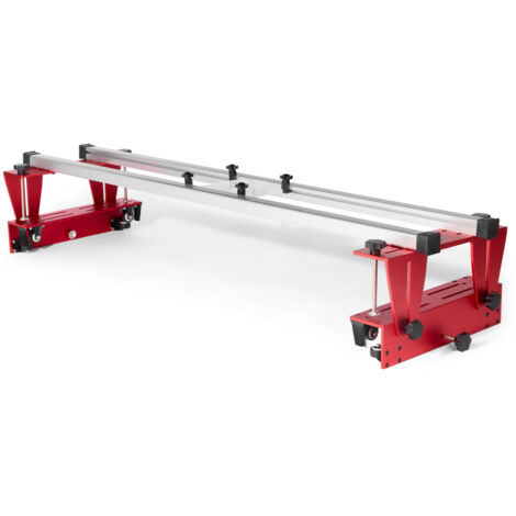 Mophorn Router Sled - 64 pulgadas, portátil y ajustable para el aplanado de madera. Ideal para la carpintería DIY en el hogar, plantilla de aplanado de tablas