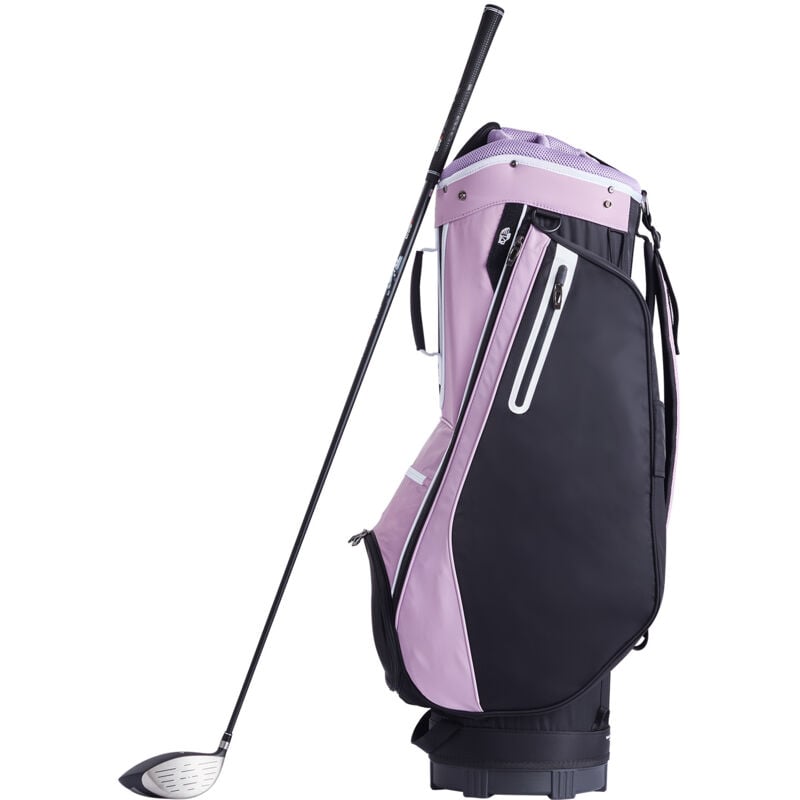 Sac de chariot de golf avec 14 compartiments, 91,4 cm, poches multiples de qualité supérieure, durable avec poignées, housse anti-poussière, sangle