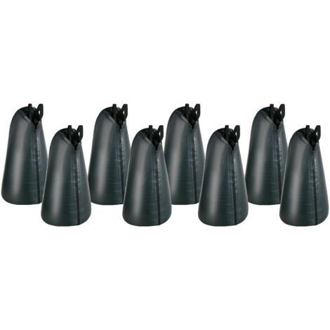 Mophorn Saco de Riego para Árboles 75,7 L, Juego de 8 Unidades, Bolsa de Riego con Cremallera, Riego Lento y Fácil de Llenar, Fabricada en Tejido PE Resistente a los Rayos UV, Ideal para Jardines